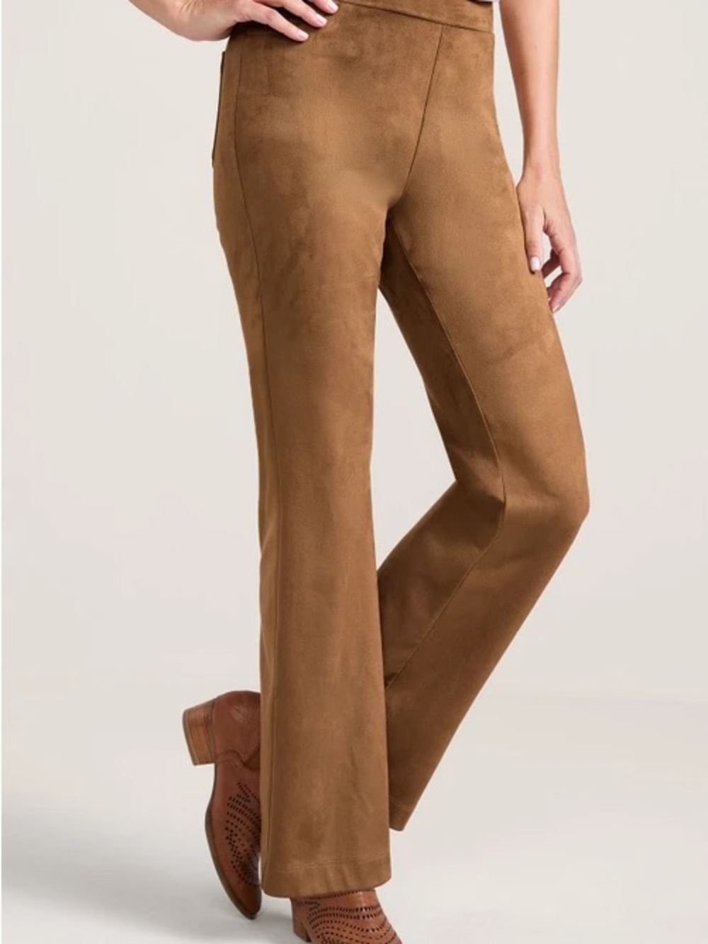 Soft Surroundings Bootcut Faux SuedePants Size XS